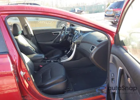 2013 Hyundai Elantra Limited from USA, damaged, VIN 5NPDH4AE1DH314535